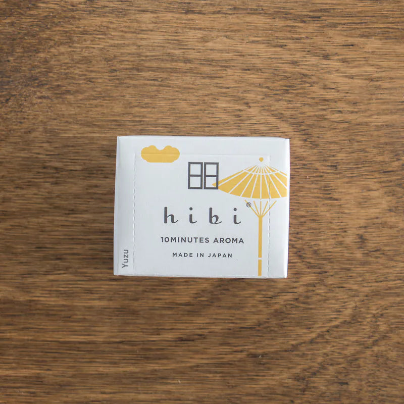 Hibi 10 Minutes Incense matches Yuzu - Large