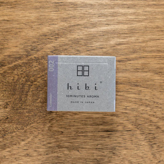 Hibi 10 Minutes Incense matches Lavender - Large
