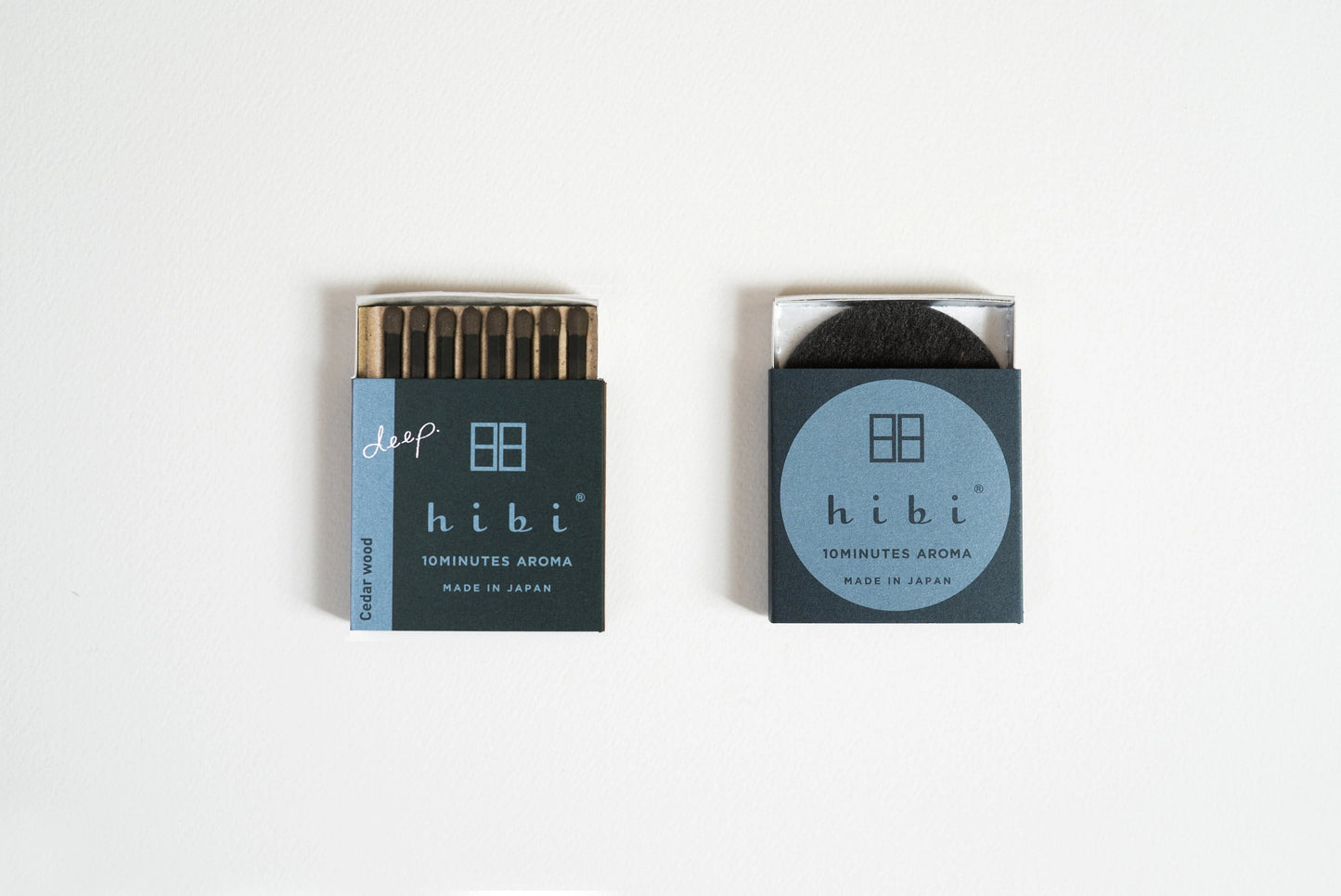 Hibi 10 Minutes Incense Matches Cedarwood (Deep Aroma)