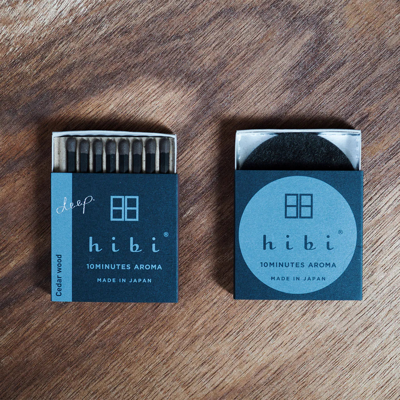 Hibi 10 Minutes Incense Matches Cedarwood (Deep Aroma)