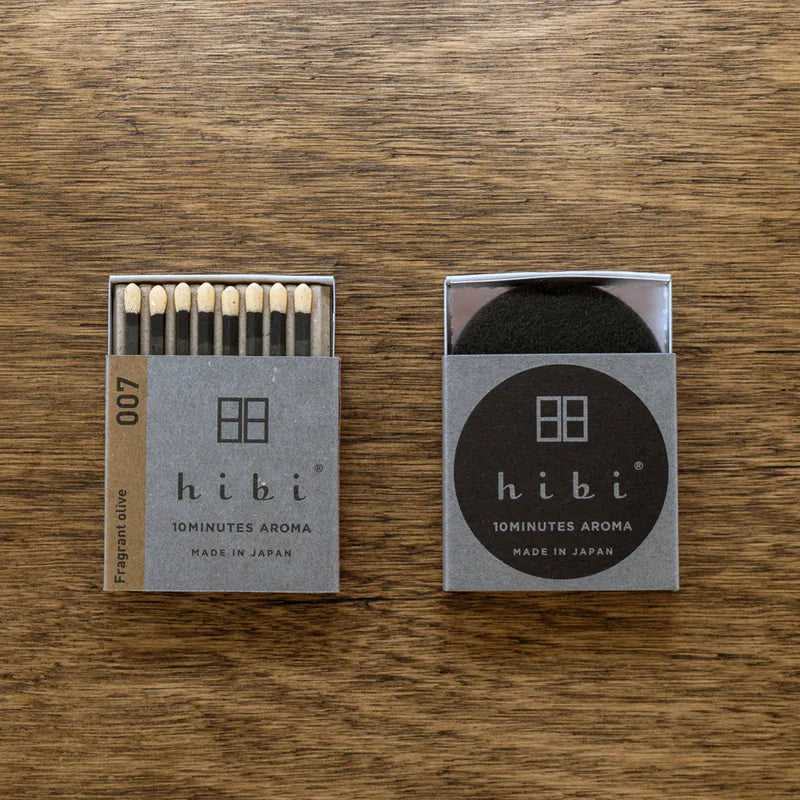 Hibi 10 Minutes incense matches Fragrant Olive (Osmanthus)