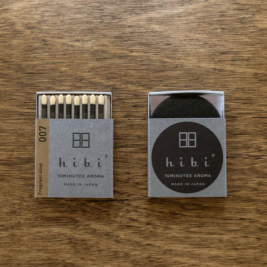 Hibi 10 Minutes incense matches Fragrant Olive (Osmanthus)