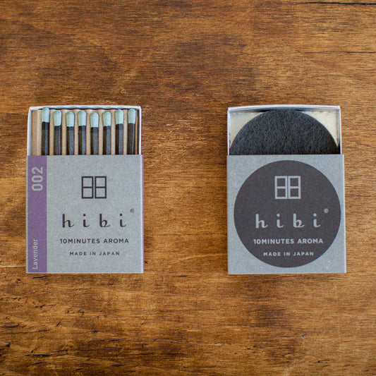 Hibi 10 Minutes incense matches Lavender