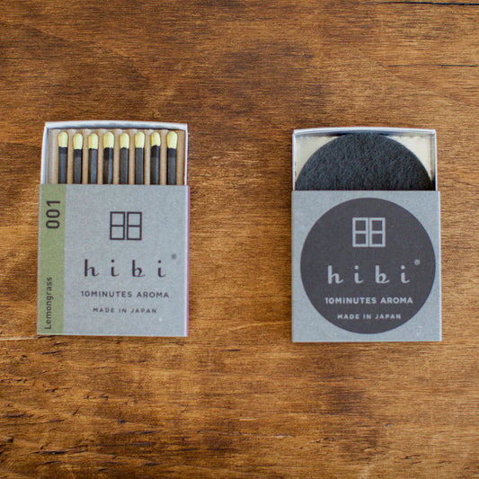 Hibi 10 Minutes incense matches Lemongrass