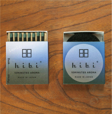 Hibi Sense. 10 Minutes Incense Matches - Forest Dusk