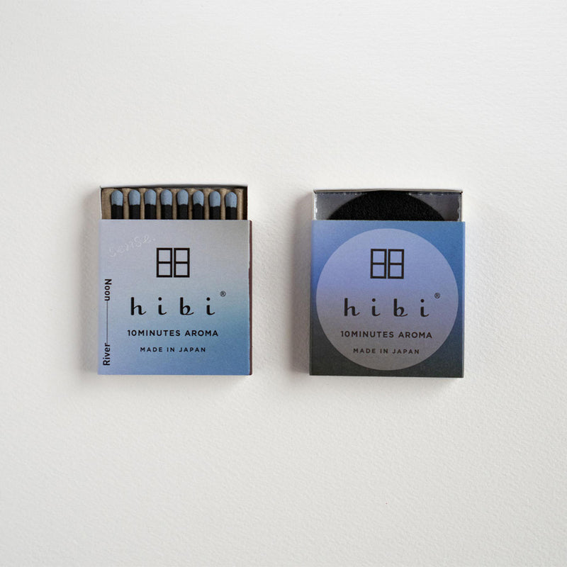 Hibi Sense. 10 Minutes Incense Matches Gift Set - 3 Scents