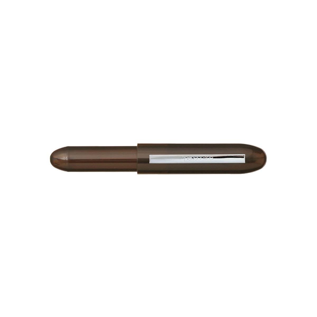 Hightide Penco Bullet Light Ballpoint Pen 0.7mm - Clear Brown