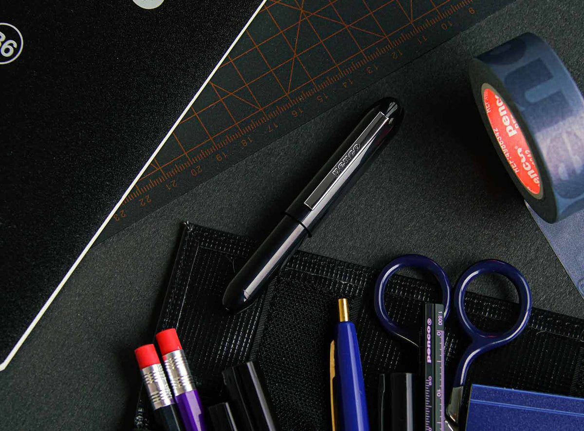 Hightide Penco Bullet Light Ballpoint Pen 0.7mm - Light Blue