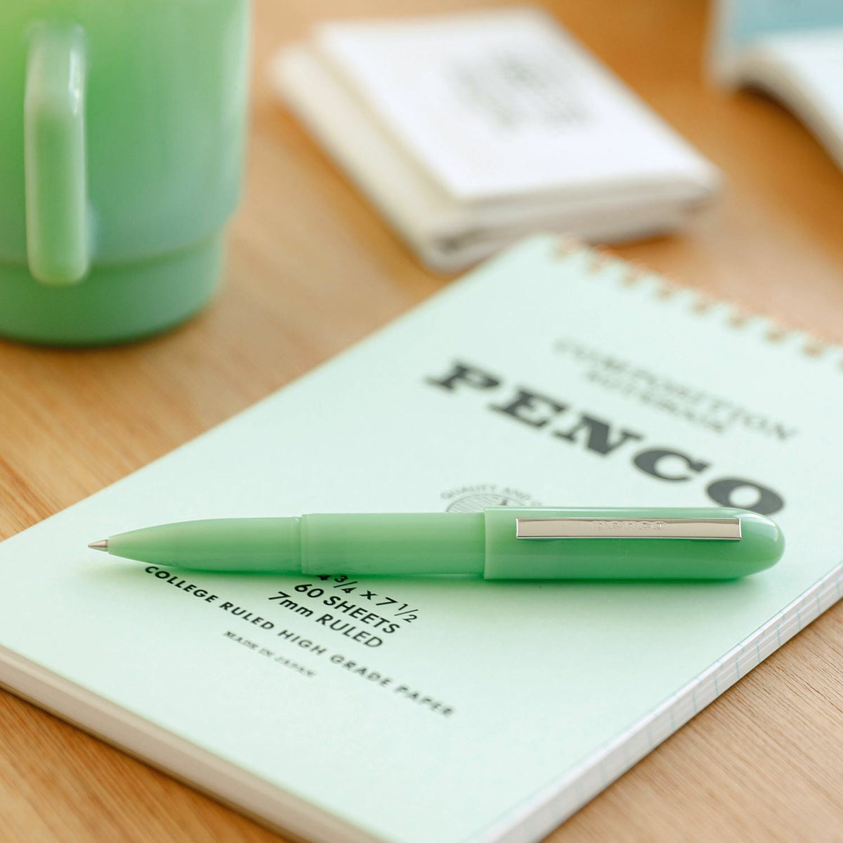 Hightide Penco Bullet Light Ballpoint Pen 0.7mm - Light Blue
