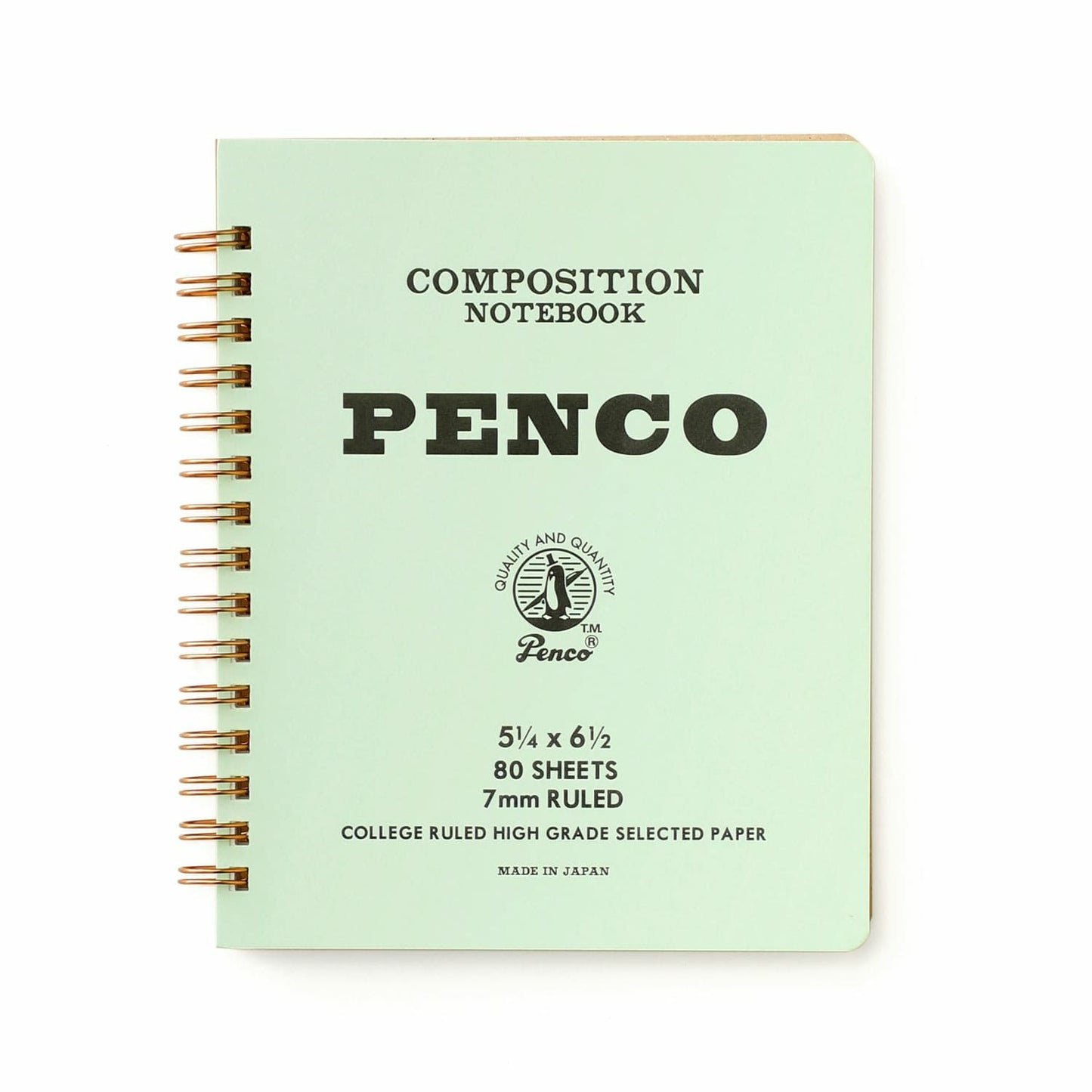 Hightide Penco Coil Lined Notebook M - Mint
