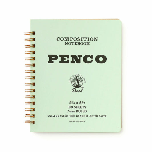 Hightide Penco Coil Lined Notebook M - Mint
