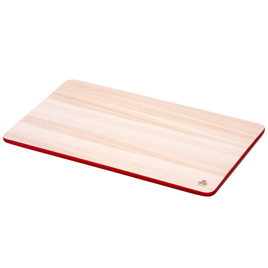 Hinoki Cutting Board Urushi - Red Large