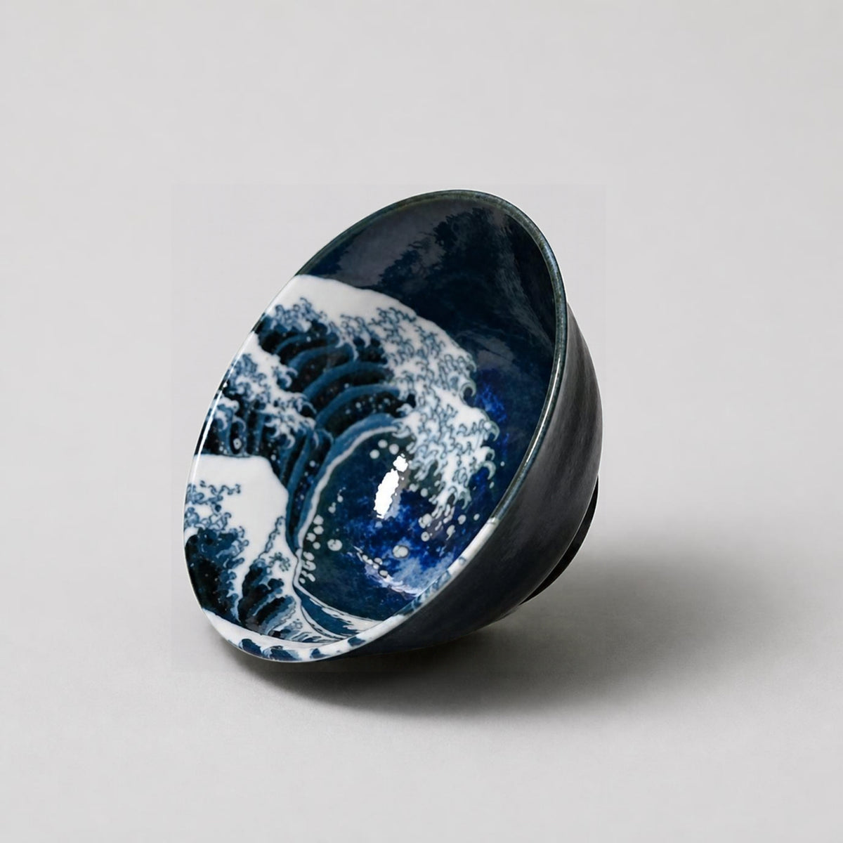 Hokusai Design Rice Bowl 12cm