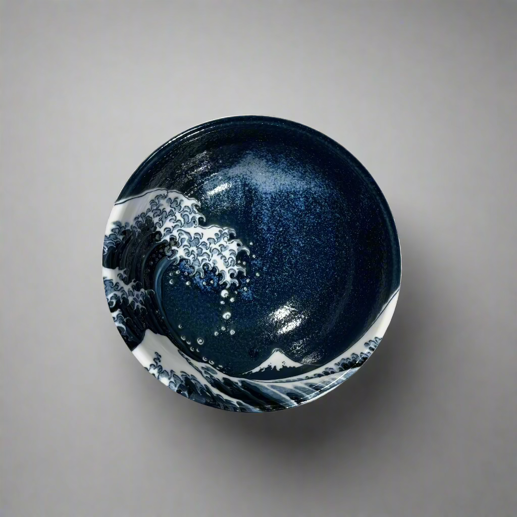 Hokusai design Udon Bowl 19cm
