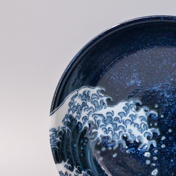 Hokusai design Udon Bowl 19cm