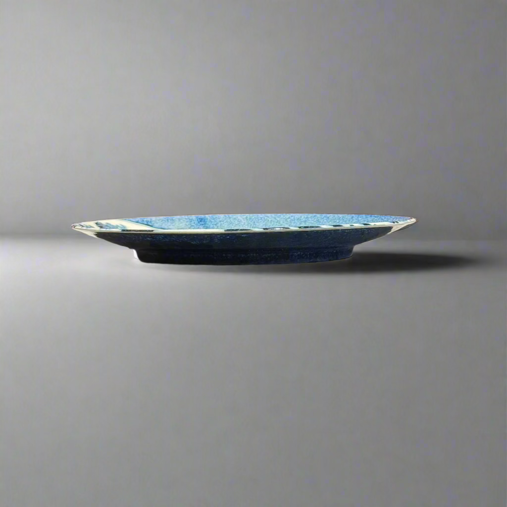 Hokusai design dinner plate 27cm