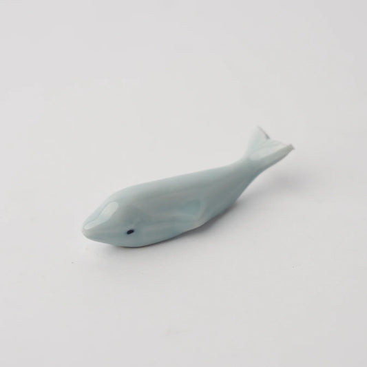 Ice Blue Dolphin Chopstick Rest