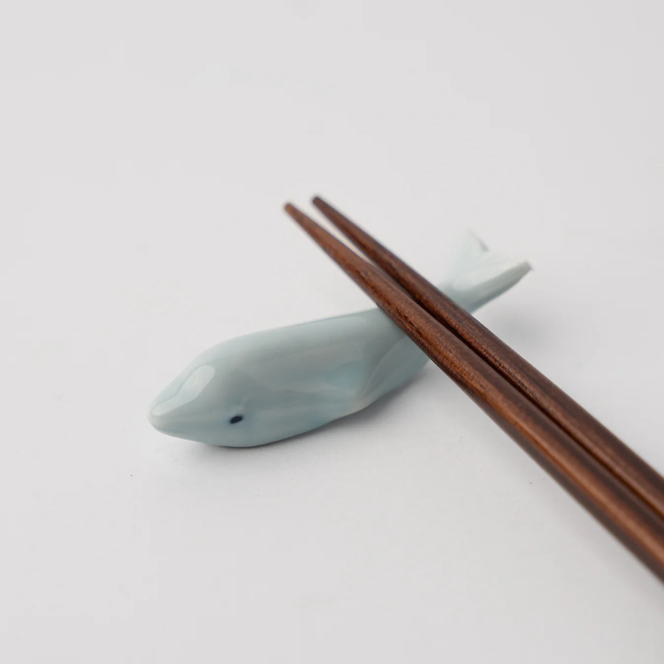 Ice Blue Dolphin Chopstick Rest
