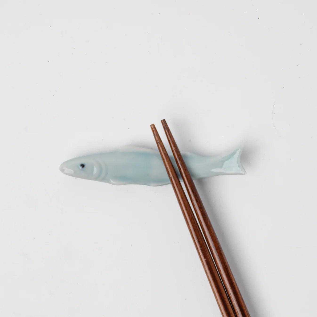 Ice Blue Mackerel Chopstick Rest