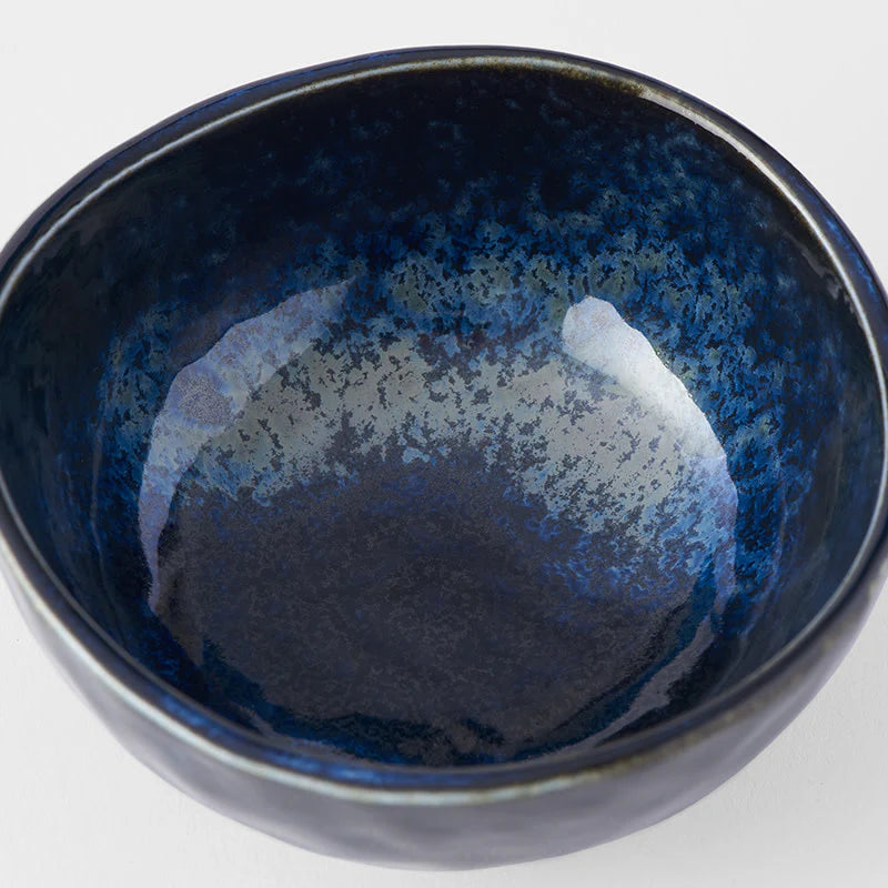 Indigo Blue Uneven Edge Sauce Dish 9cm