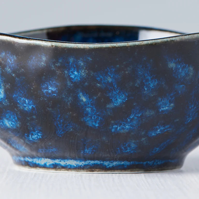 Indigo Blue Uneven Edge Sauce Dish 9cm