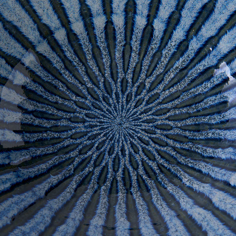 Indigo Drip Pasta Bowl 24cm