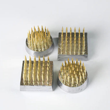 Ishizaki Hanakatsu Brass Ikebana Kenzan Mini Set