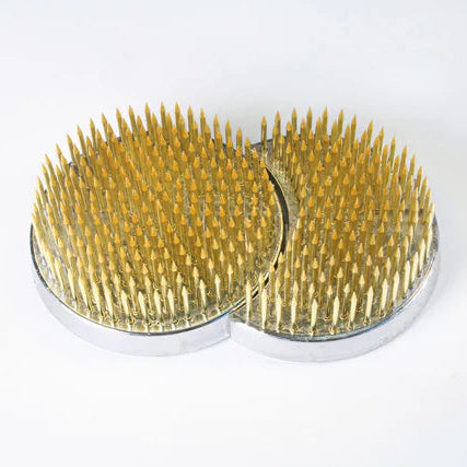 Ishizaki Hanakatsu Nichigetsu Brass Ikebana Kenzan