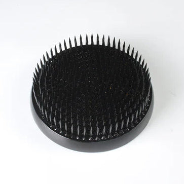 Ishizaki Rin Stainless Steel Black Round Kenzan 8cm