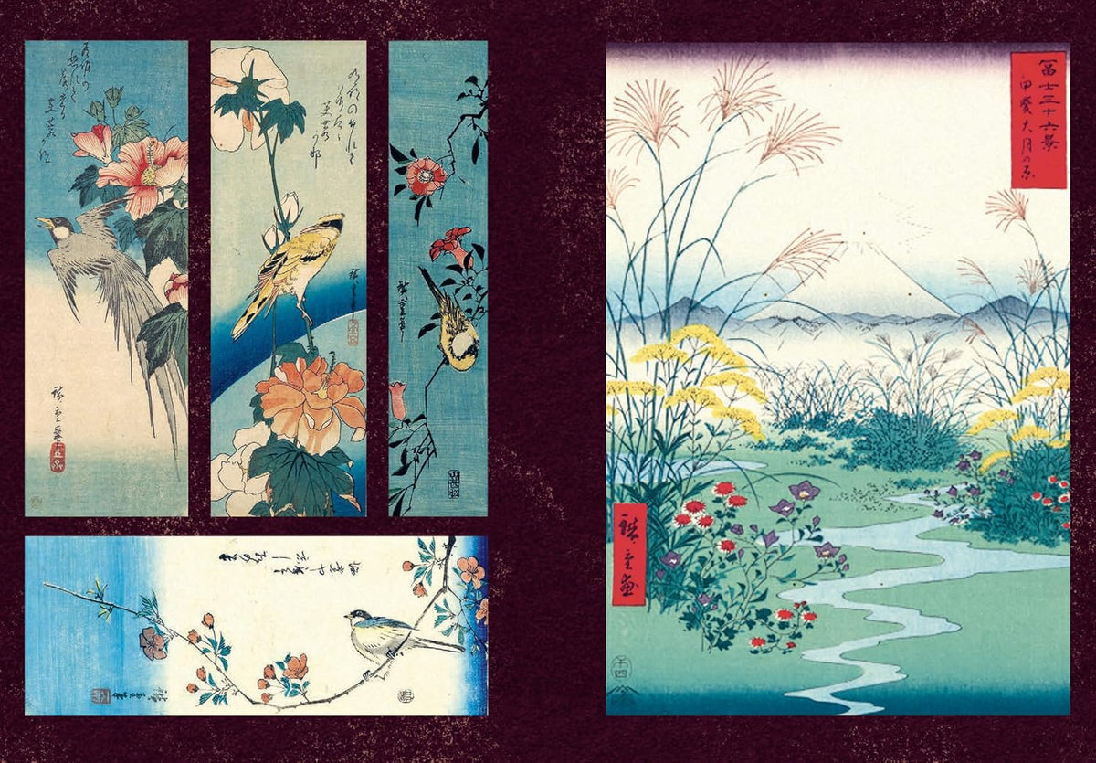 Japanese Flowers: A Little Sticker Book