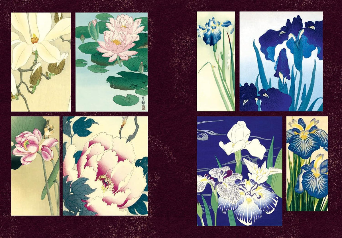 Japanese Flowers: A Little Sticker Book