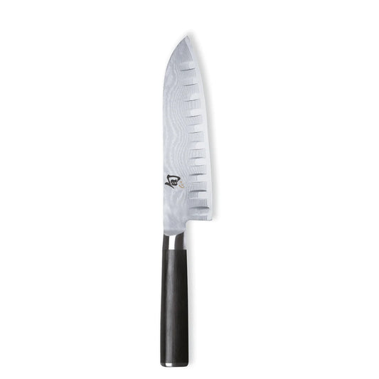 Kai Shun Classic Scalloped Santoku Knife 18cm