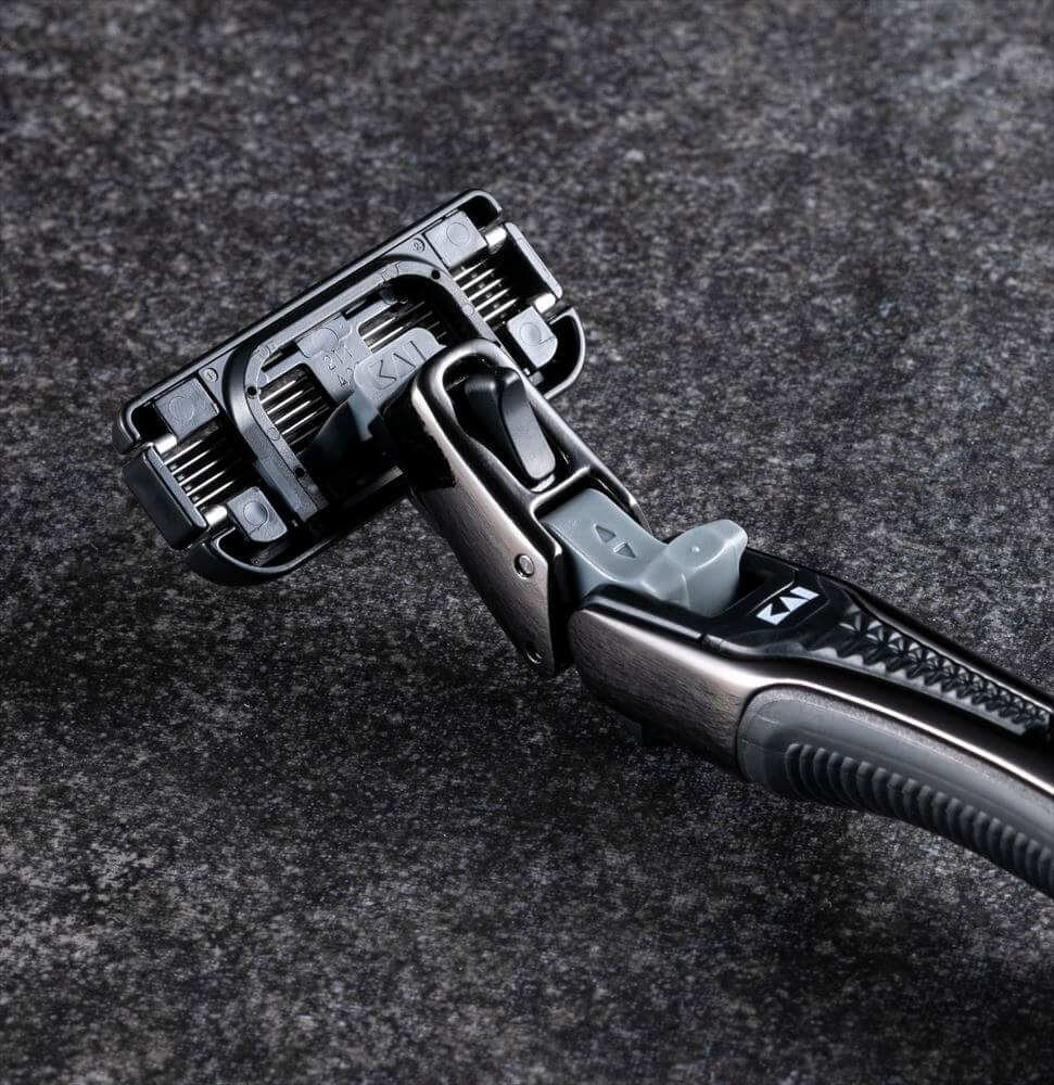 Kai Beauty AUGER Razor Handle with 6 Blades