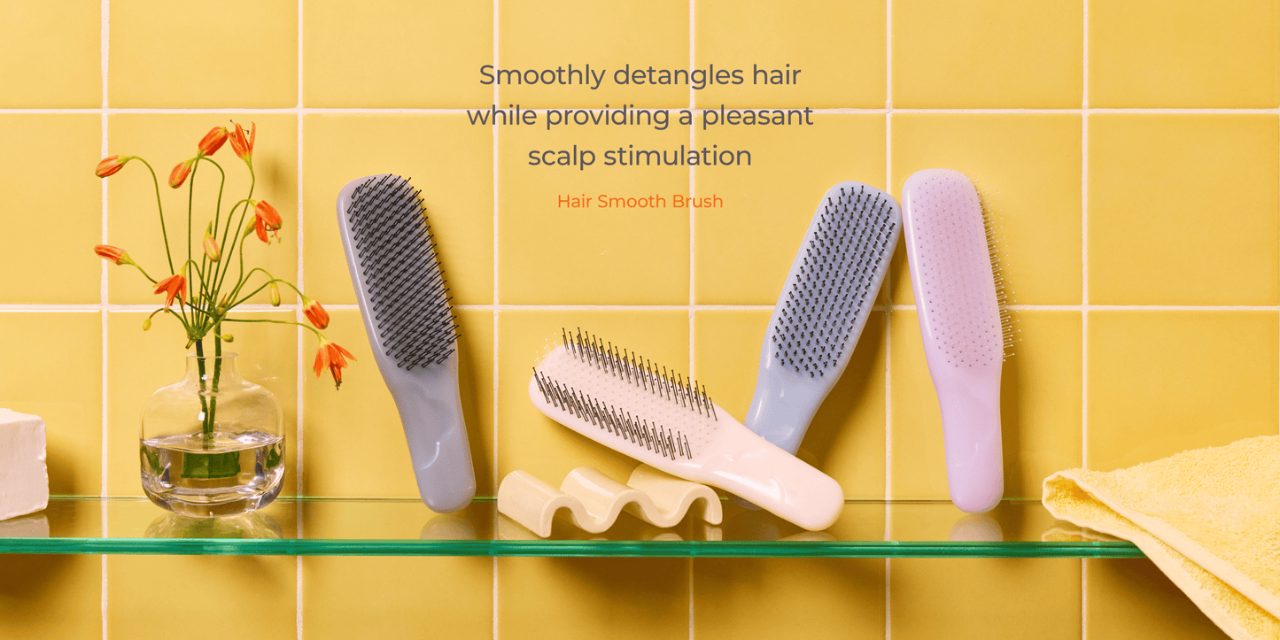 Kai KOBAKO Smooth Scalp Massage Hair Brush (Hard)