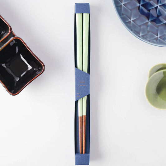 Kawai Kurabi Light Green Chopsticks 23cm
