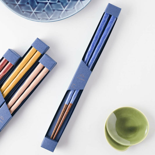 Kawai Kurabi Navy Chopsticks 23cm