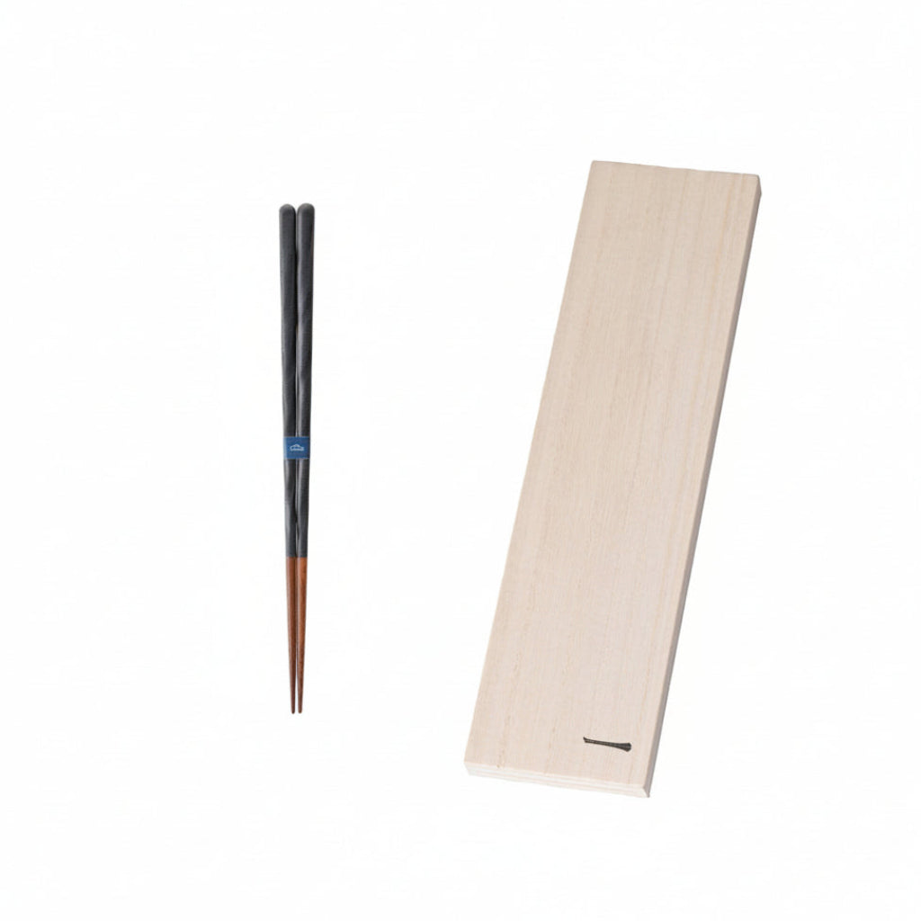 Kawai Kurabi Black Chopsticks 23cm