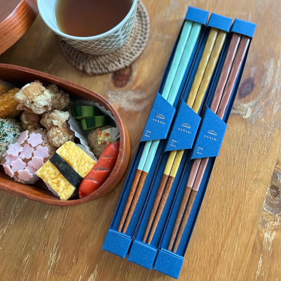 Kawai Kurabi Light Green Chopsticks 23cm