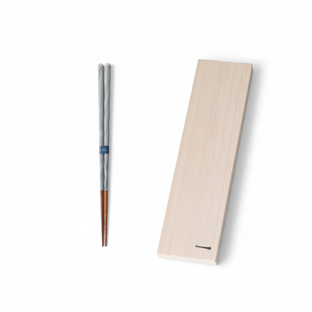 Kawai Kurabi Grey Chopsticks 23cm