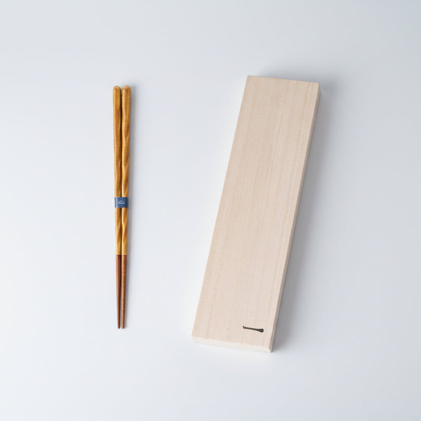 Kawai Kurabi Yellow Chopsticks 23cm