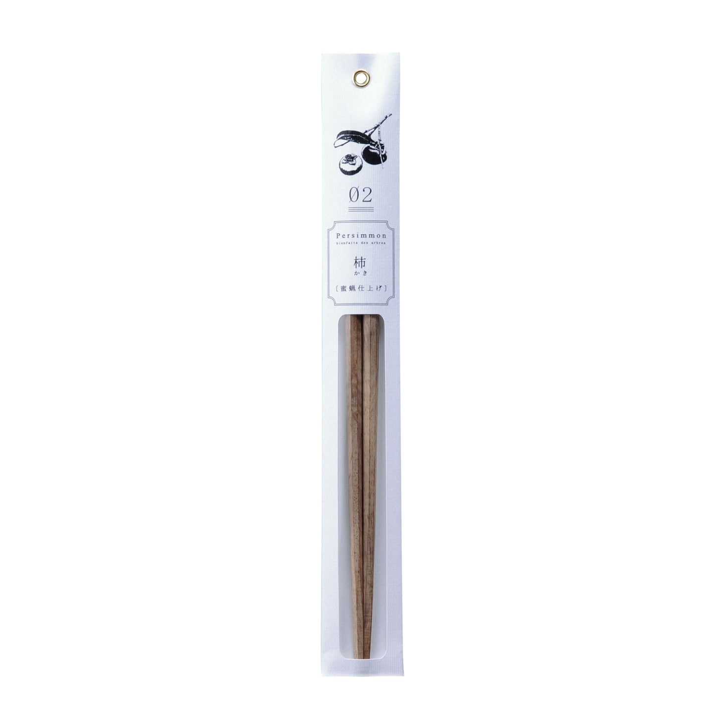 Kawai Tetoca Persimmon Chopsticks 23cm
