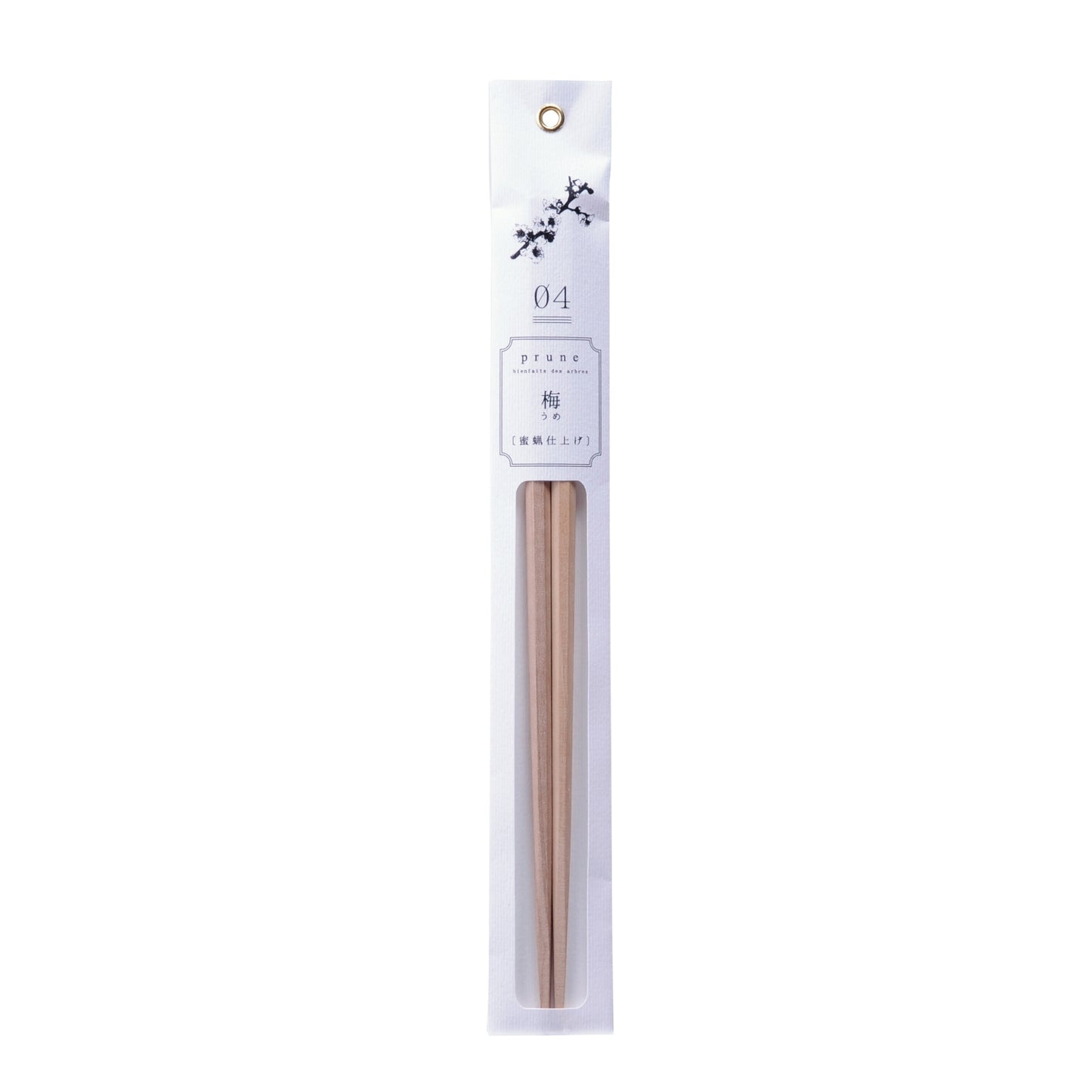 Kawai Tetoca Prune Chopsticks 23cm