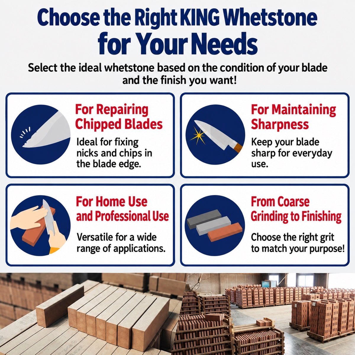 King Deluxe Knife Sharpening Whetstone DX-1000