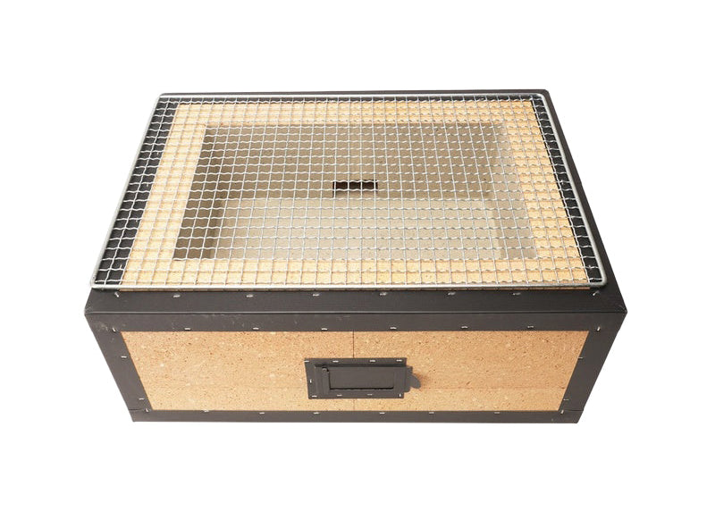 Kinka Large Konro Hibachi Charcoal Grill (4-8 Person)