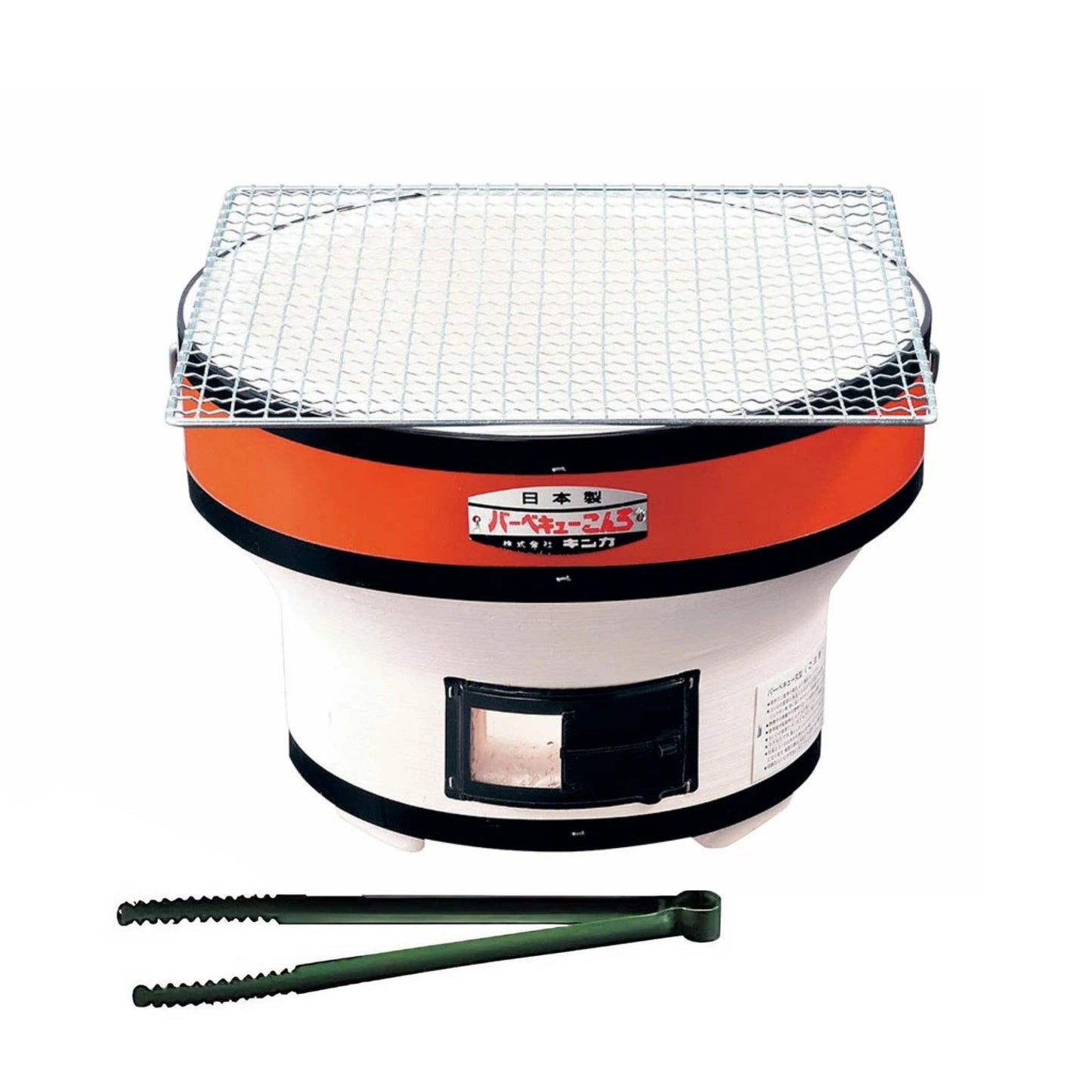 Kinka Round Japanese Tabletop Charcoal Barbecue Grill