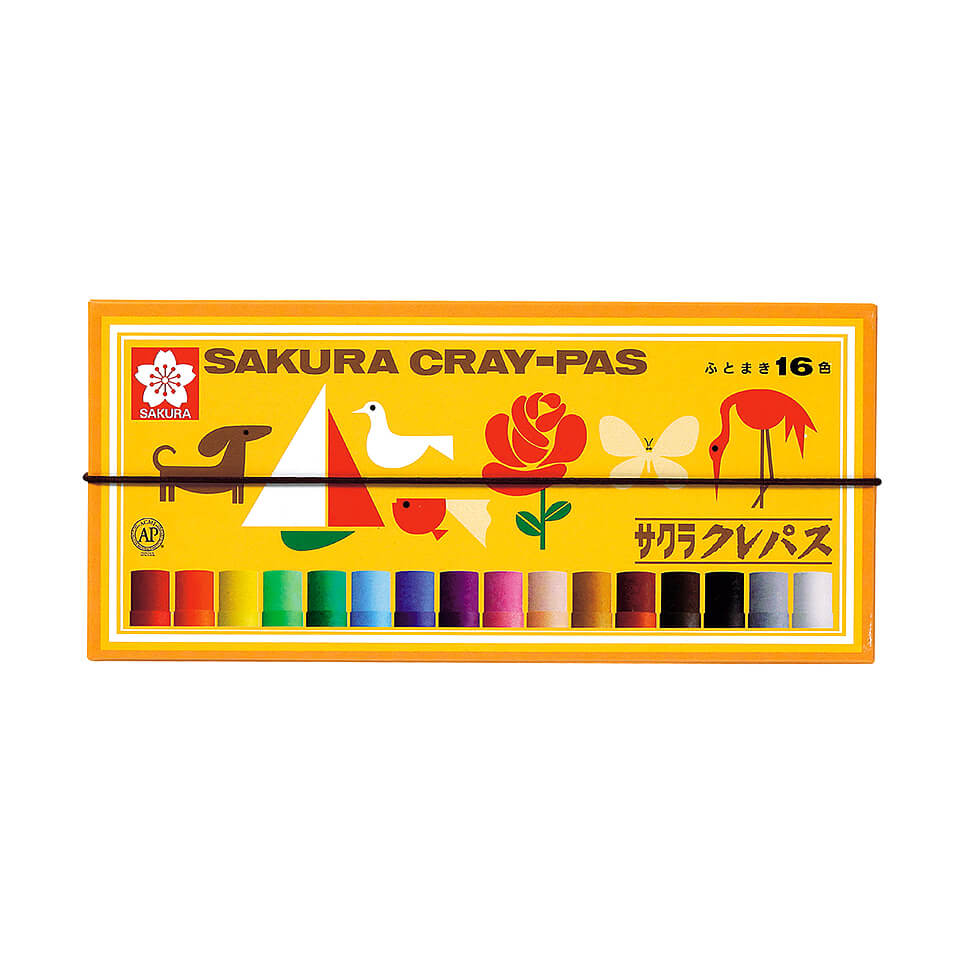 Sakura Cray-Pas Crayons - 16 Colours