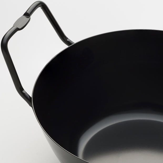 La Base Japanese Iron Tempura Frying Pot Set 22cm