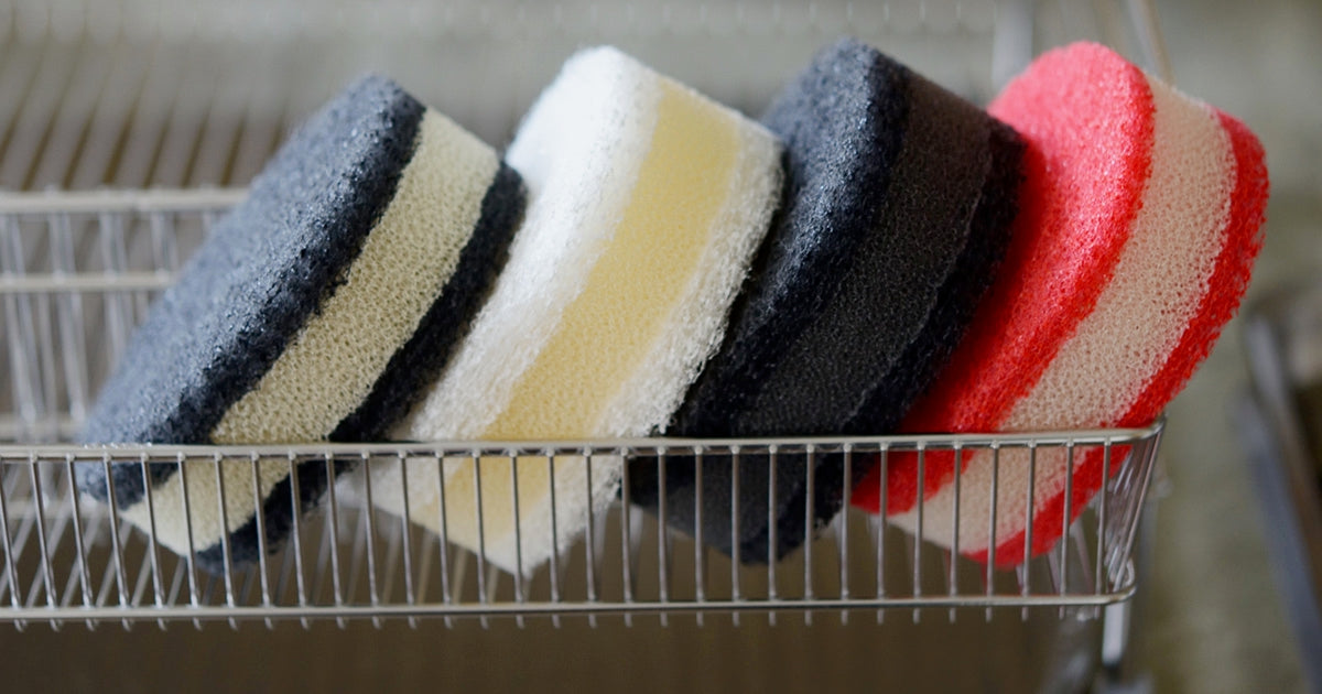 La Base Japanese Kitchen Sponge - Red