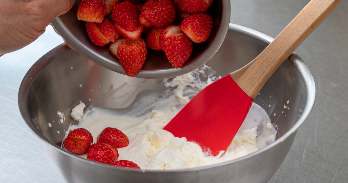 La Base Silicone Spatula 26cm - Red