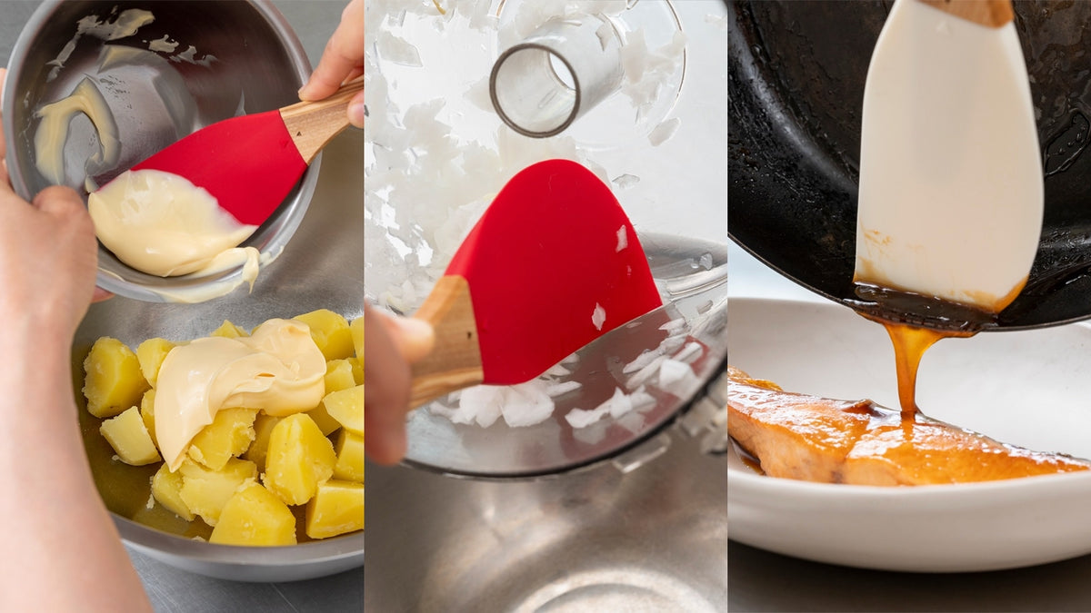 La Base Silicone Spatula 26cm - Red